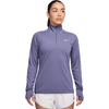 Nike Pacer 1/4 Zip Haut Manches Longues Femmes - Bleu Gris, Taille XL
