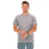 Maillot manches courtes nike stride gris homme