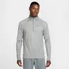 Nike Stride 1/4 Zip vêtement running homme Gris/argent L