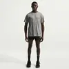 Maillot manches courtes nike stride gris homme
