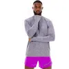 Haut 1 2 zip nike dri fit stride bleu homme
