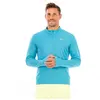 Nike Pacer Half-Zip Maillot De Course Hommes - Turquoise, Taille L