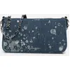 Empire Md Chain Pouchette par Michael Michael Kors Bleu T.U Sacs