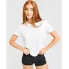 Maillot manches courtes nike dri fit tempo blanc femme