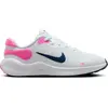 NIKE Homme Revolution 7 Sneaker, White Midnight Navy Playful Pink, 36 EU