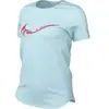 Nike Dri-Fit One Swoosh Maillot De Course Femmes - Bleu Clair, Taille M