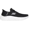 Chaussures Skechers Slip-ins Go Walk Flex noir blanc femme - 36.5