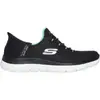 Skechers Baskets femme SLIP INS : SUMMITS-DIAMOND DREAM noir