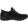 Skechers Slip-Ins Summits Vegan - Baskets Femme Noir Or - 37