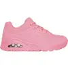 Chaussures Skechers Uno - Stand On Air rose clair femme - 37