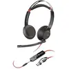 Casques avec microphone poly blackwire 5220