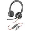 HP Poly blackwire 8225 stereo usb-c headset +usb-ca adapter 8X223AA