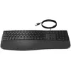 HP 480 Clavier filaire confort-GR (P) (DE, Filaire), Clavier, Noir