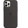 Apple Coque en Silicone avec MagSafe (pour iPhone 12, 12 Pro) - Noir