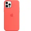 Apple Coque en Silicone avec MagSafe (pour iPhone 12, 12 Pro) - Rose agrume