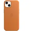 Apple Coque Leather MagSafe pour iPhone 13 - Golden Brown