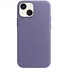 Coque en cuir Apple avec MagSafe pour iPhone 13 mini Glycine TU