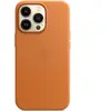 Coque en cuir Apple avec MagSafe pour iPhone 13 Pro Max Ocre TU