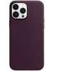 Coque Leather MagSafe Apple iPhone 13 Pro Max - Dark Cherry
