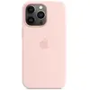 Apple Coque en silicone avec MagSafe (pour iPhone 13 Pro Max) - Rose Craie