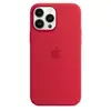 Apple Coque en silicone MagSafe iPhone 13 Pro Max - Rouge
