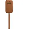 Housse en cuir Apple avec MagSafe pour iPhone 12/12 Pro Marron havane