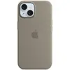Apple Coque en Silicone avec MagSafe pour iPhone 15 - Argile        