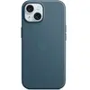 APPLE Coque en tissage fin avec MagSafe pour iPhone 15 Plus - Bleu Pacifique