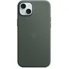 Apple Coque en tissage fin avec MagSafe pour iPhone 15 Plus Chêne vert