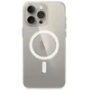 Apple Coque en silicone avec MagSafe pour iPhone 15 Pro Max Transparent
