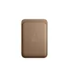 Apple - Porte cartes en tissage fin pour iPhone avec MagSafe - Taupe