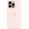 Apple Coque en silicone avec MagSafe pour iPhone 15 Pro Max Rose pâle