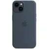 Apple Coque en silicone avec MagSafe pour iPhone 14 - Bleu orage
