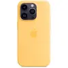 Apple Coque en silicone avec MagSafe pour iPhone 14 Pro - Soleil pâle