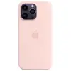 Apple Coque en silicone avec MagSafe pour iPhone 14 Pro Max - Rose craie