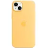 Apple Coque en silicone avec MagSafe pour iPhone 14 Plus - Soleil pâle