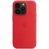 Apple Coque en Silicone avec MagSafe pour iPhone 14 Pro - (Product) Red        