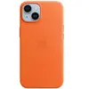 Coque APPLE iPhone 14 cuir Orange