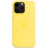 Coque en silicone MagSafe Apple iPhone 14 Pro Max - Canary Yellow