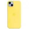 Coque en silicone MagSafe Apple iPhone 14 Plus - Canary Yellow