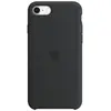 Apple Coque en silicone pour iPhone SE 3ème génération Minuit