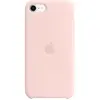 Apple Coque en silicone pour iPhone SE 3ème génération Rose craie