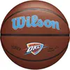 Wilson Ballon Oklahoma City Thunder NBA Team Alliance - marron/bleu ciel - Taille 7