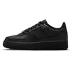 Nike Nike Air Force 1 Older Kids' Shoe - Black, Black 36.5