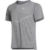 Maillot manches courtes nike rise 365 gris homme