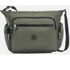 Kipling GABBIE Sac à bandoulière de taille moyenne, Green Moss (Vert)