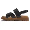 Sandales Timberland Clairemont Way Cross Strap noir femme - 40