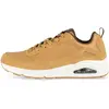 Skechers Homme UNO-STACRE Baskets, Whiskey Leather/PU/Trim, 46 EU