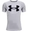T-shirt Under Armour Tech Big Logo manche courte gris noir garçon - XL