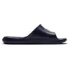 Nike Homme Victori One Pantoufles, Bleu Marine de Minuit Blanc, 44 EU